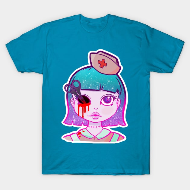Bloody-cute nurse T-Shirt by Gabrr